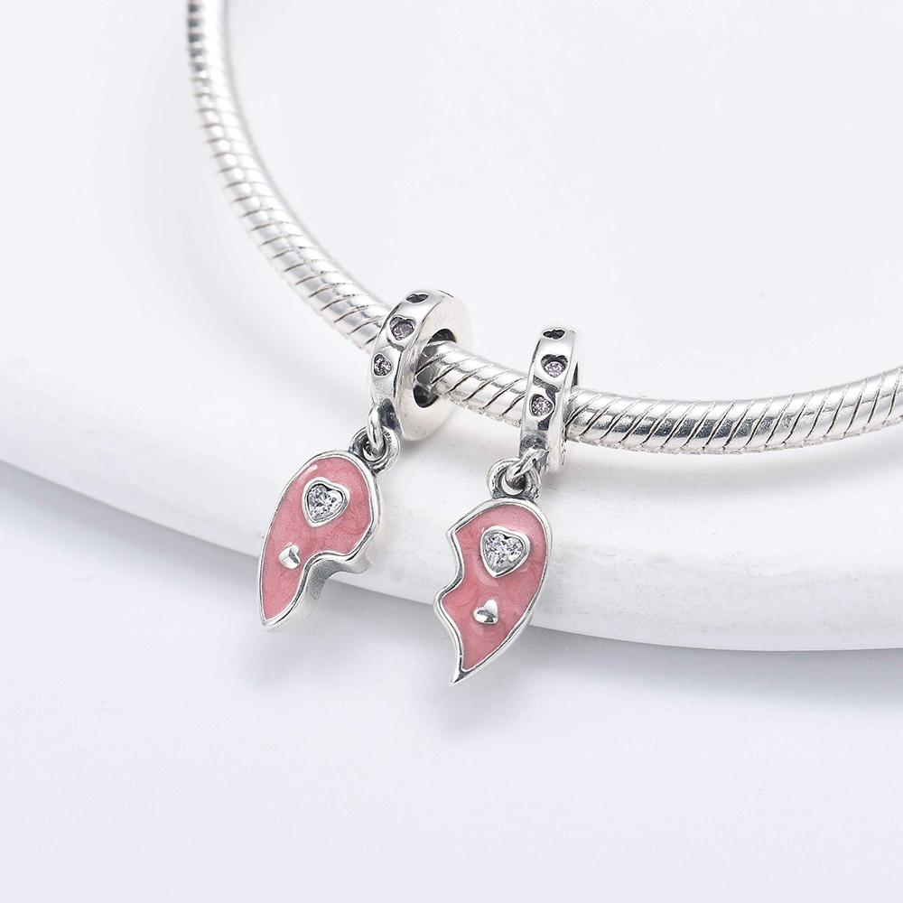 Copper Love Family Series Family Tree Mom Daughter Charms Fit Original Bracelet Bead Trinket Diy Women Jewelry Gift