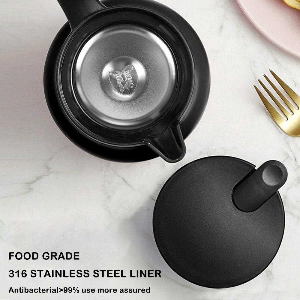 Nerezová separační konvička Velkokapacitní konvička na dušení Jednoduchá kávová konvička pro domácí použití