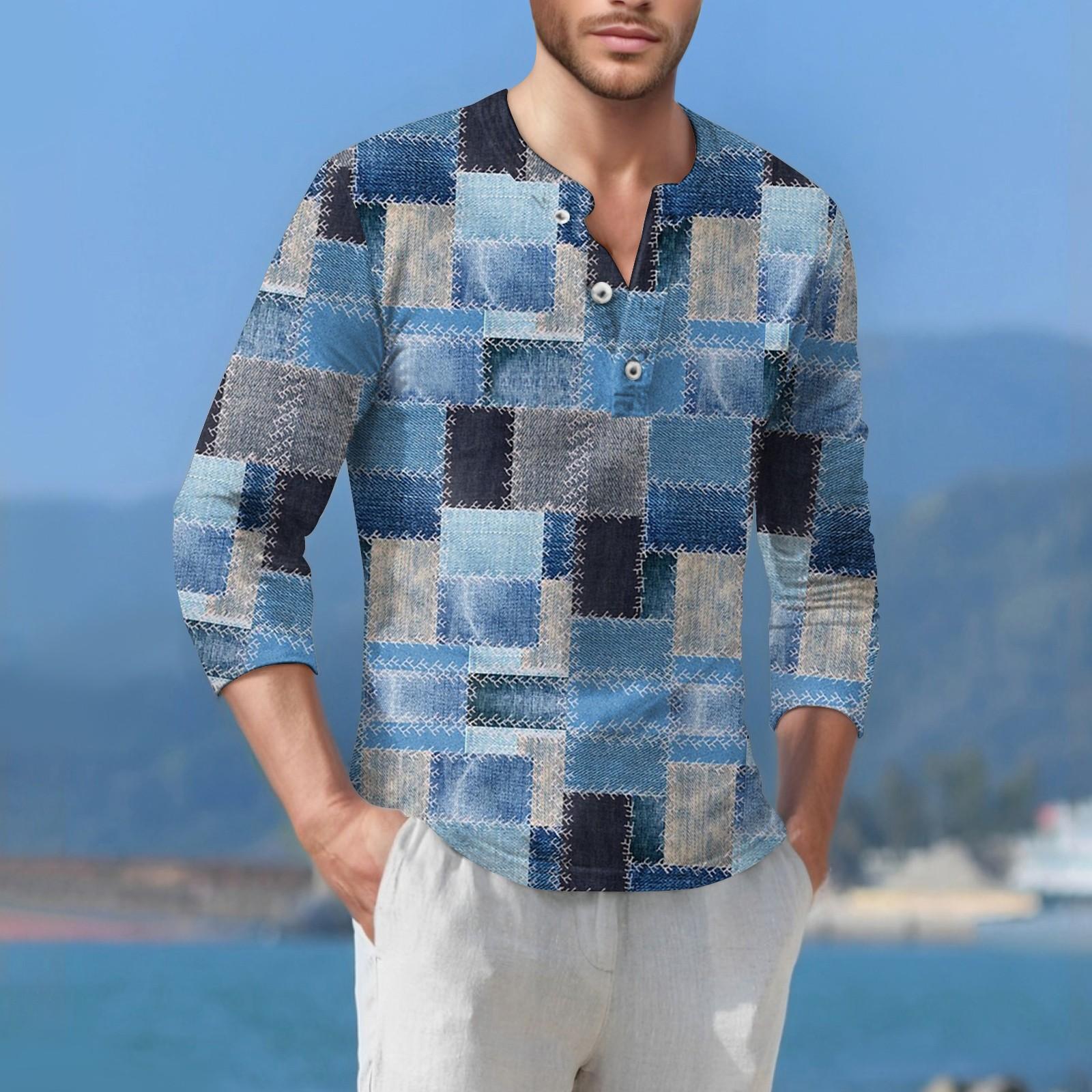 

Мужская футболка уличная повседневная мода с длинными рукавами L синий