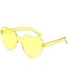 One Piece Love Heart Sunglasses Women Brand Designer Fashion Cute Sexy Retro Cheap Sun Glasses Red Female Sweet Eyewear Uv400