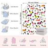 Dachshund Dog Print Blanket - Colorful, Whimsical Throw with Playful Dogs, Paw Prints & Bones, Ideal for Cozy Home Decor or G