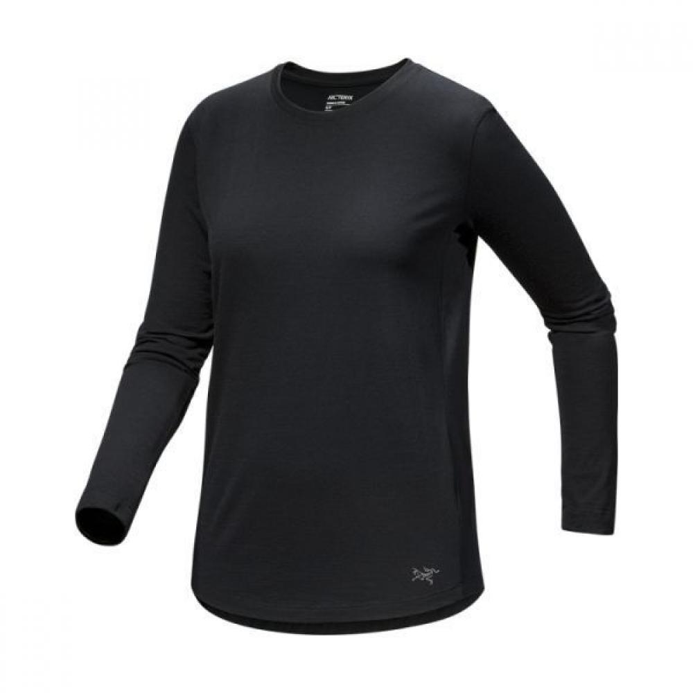 

Arcteryx Arcteryx Arcteryx Ss24 Lana Merino Wool Croc Ls Women BLACKMD