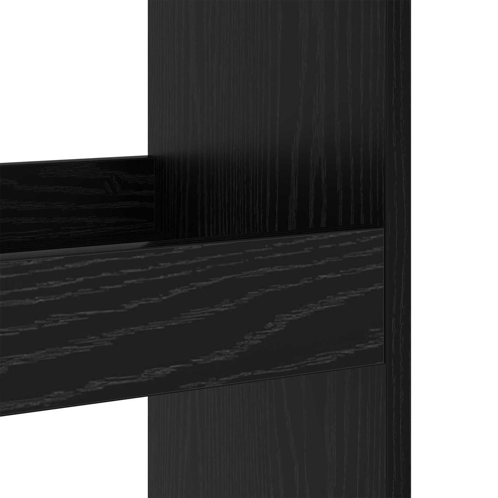 Bar table with layered partitions and open storage space, entryway storage table, 60x60x102 cm