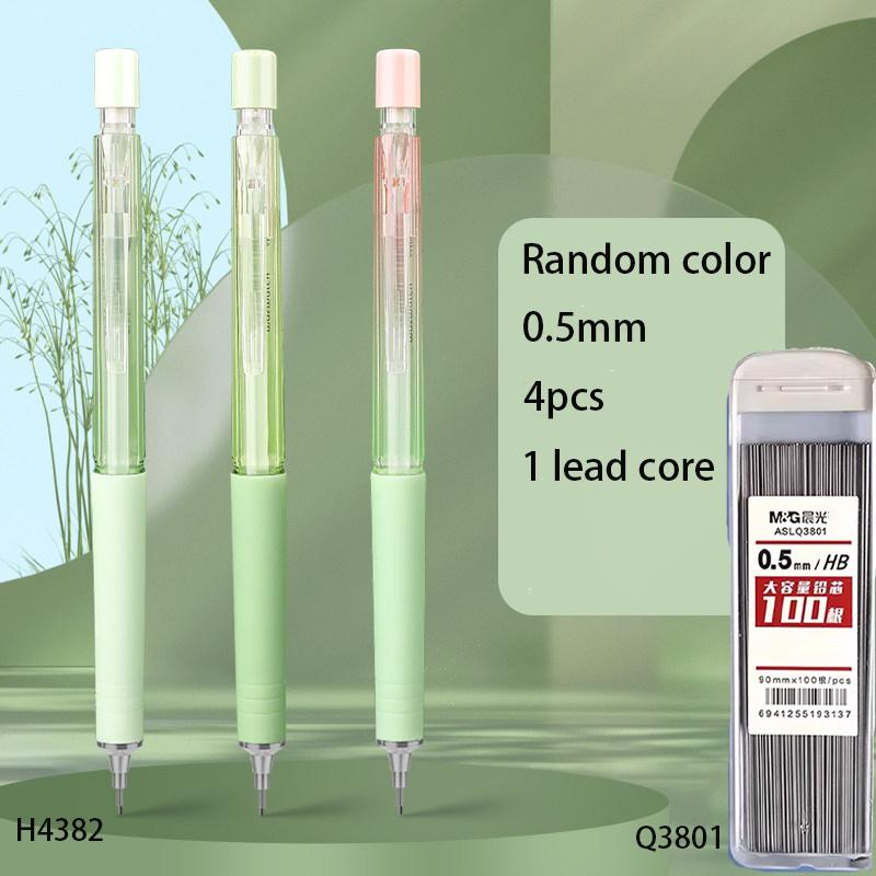 M&G Mechanical Pencil, 0.5mm/0.7mm, Refillable Lead, Cute Student Stationery, Suitable for Accounting, Student Writing and Drawi