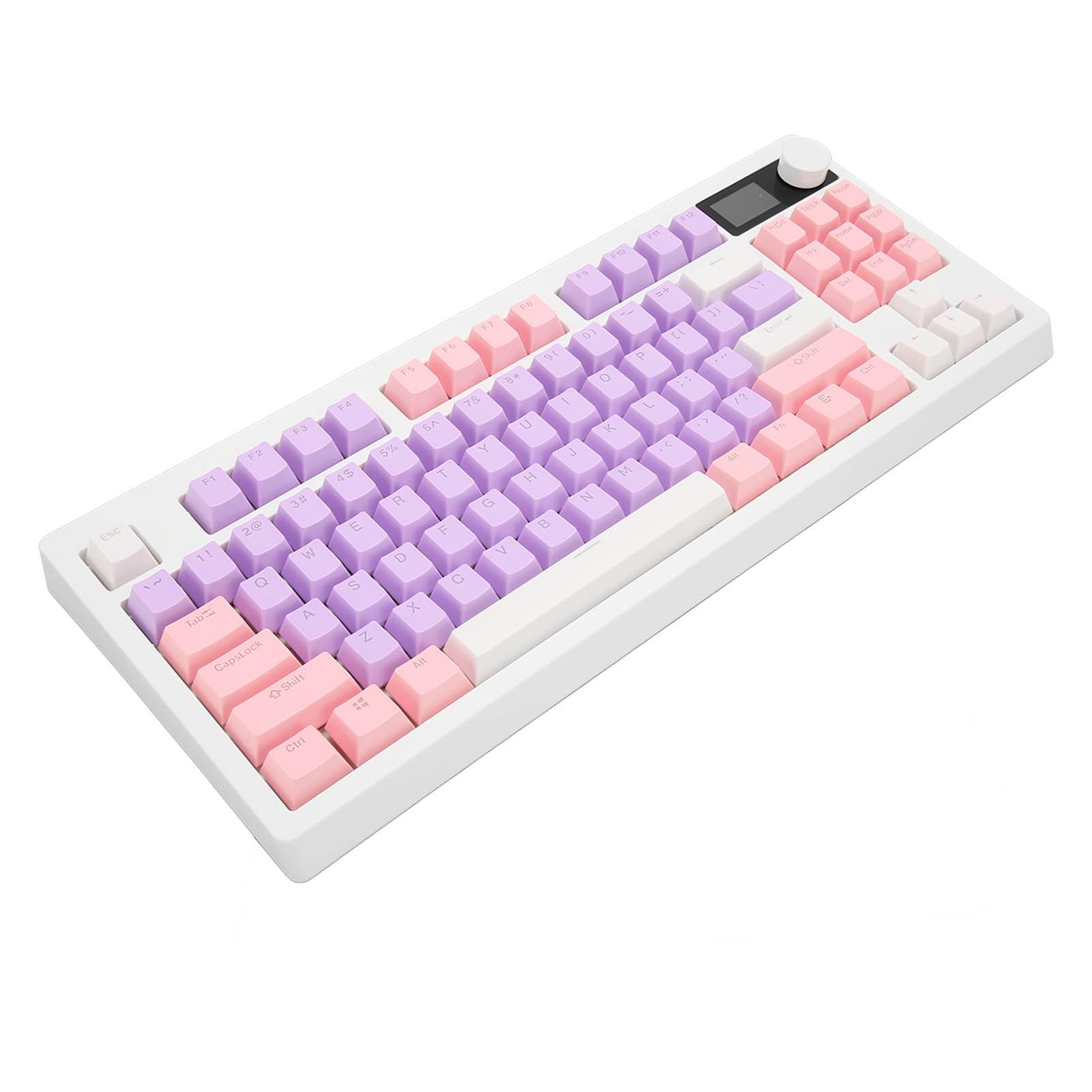 

Игровая клавиатура USB Проводная 3 режима подключения 16 световых эффектов Горячая замена Механическая клавиатура