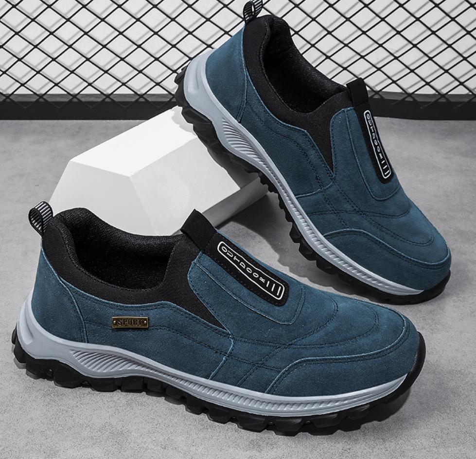 Pantofi de drumeție în aer liber Pantofi pentru bărbați, pantofi de iarnă, pantofi casual pentru bărbați, pantofi din piele de căprioară, respirabil, pantofi de mers antiderapant, încălțăminte