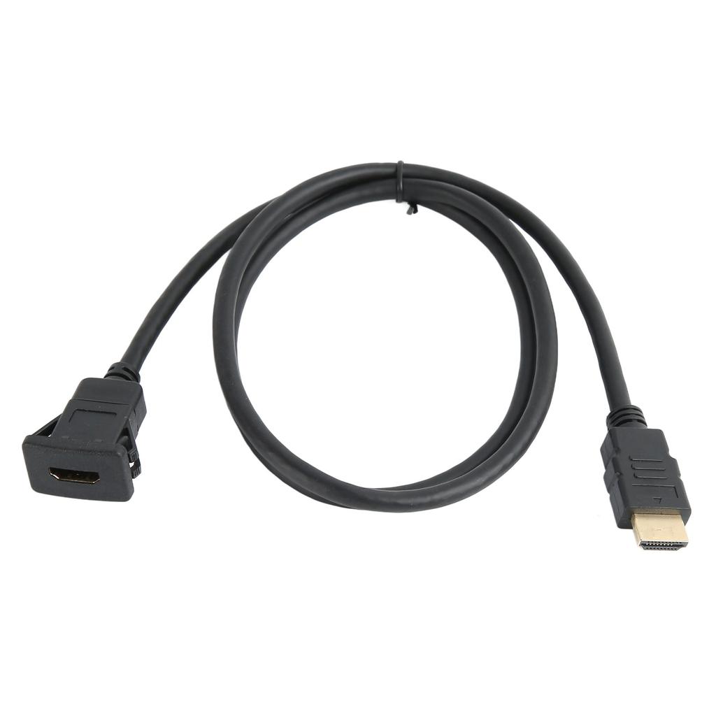 Kabel Przedłużający Interfejs Multimedialny Wysokiej Rozdzielczości 3 stopy Kabel Przedłużający do Montażu Wpuszczanego w Deskę Rozdzielczą Samochodu