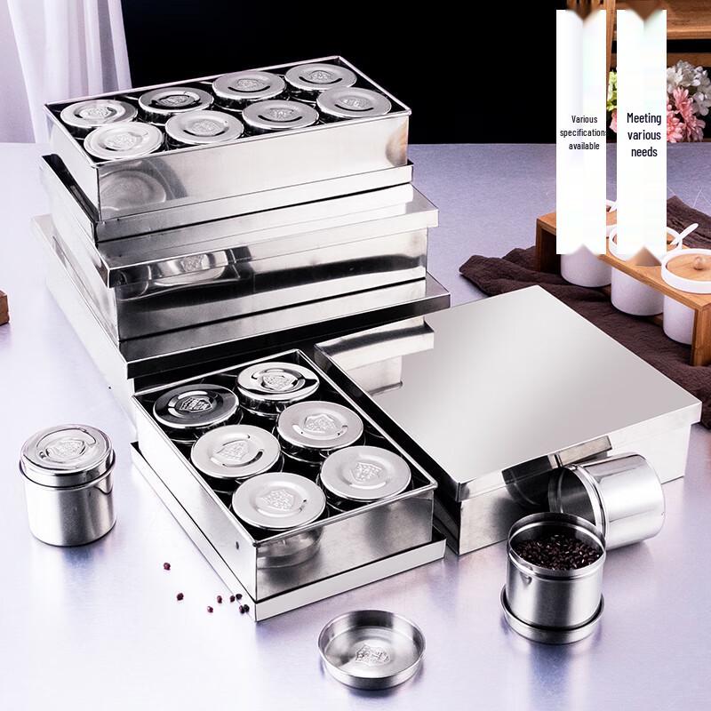 Stainless Steel Food Sample Container Set