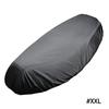Universal Motorcycle Flexible Seat Cover Waterproof Saddle Cover Dustproof UV Sun Protection Black 210D