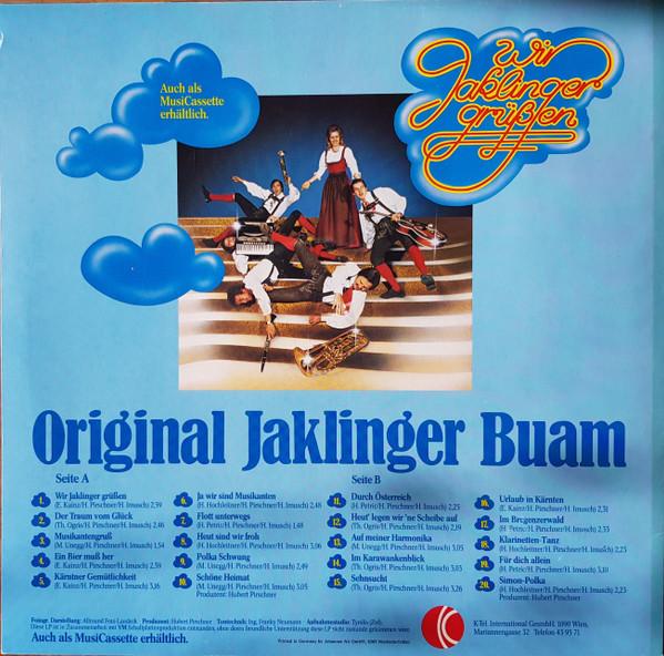 

LP Record DIE ORIGINAL JAKLINGERBUAM Wir Jaklinger Gren TA301 KTel Australia CountryFolk Used