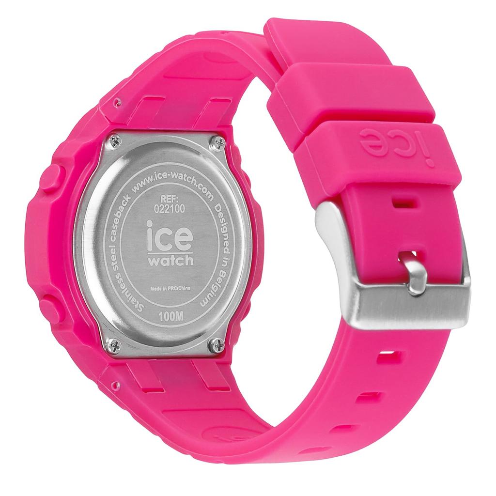 Authorized Dealer Ice Watch Digital Watch for Men 022100 ICE digit ultra Pink Small [Ice watch]
