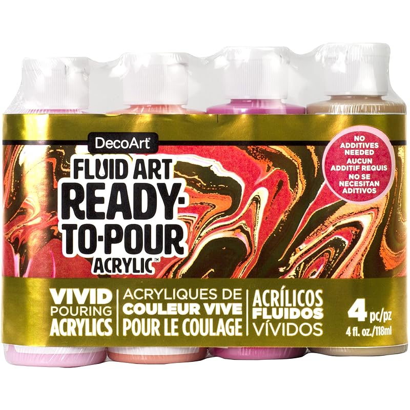 

deco art fluid art 4oz value pack groovy gold 12095656