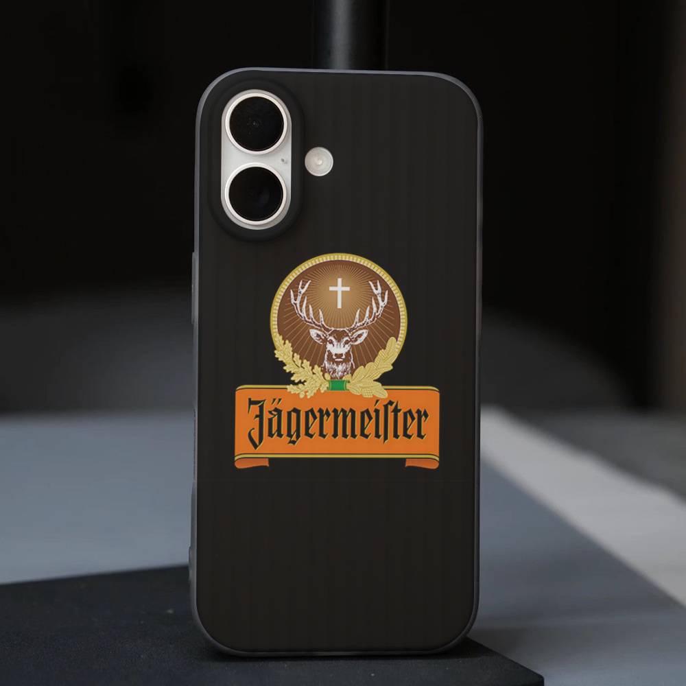 

Hi J-Jagermeister Logo For IPhone 16 15 14 13 12 11 17 Pro Max Plus Wave Corrugated Phone Case Anti Drop Cover iPhone 14 pro