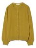 Knit Basic Crew Neck Cardigan MUSTARD ONE SIZE [Beams Heart] L/S Women's