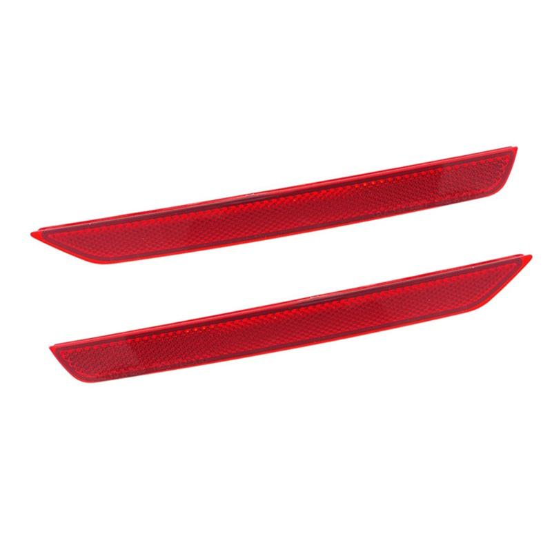 Красная крышка отражателя заднего бампера с левой и правой стороны для Honda Odyssey — фото 3