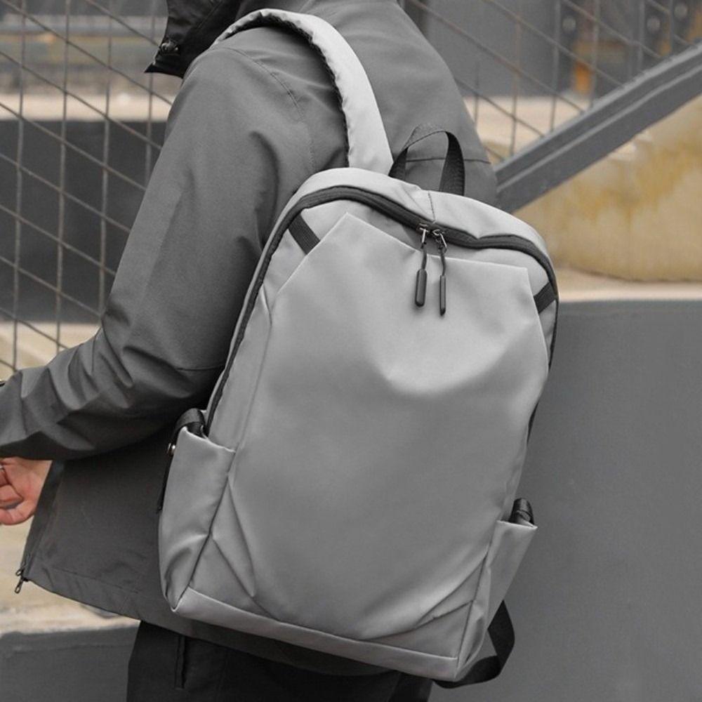 16 Inch Laptop Rucksack with USB Port Student Schoolbag Casual Computer Bag  for Outdoor