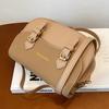 New Texture  Personalized Casual  Simple Casual Retro One-shoulder Crossbody Hand Saddle Bag for Women