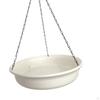 Hanging Bird Bath with Chain, Watering Supply Decor, Multipurpose Plate Feeder, Water Bowl for