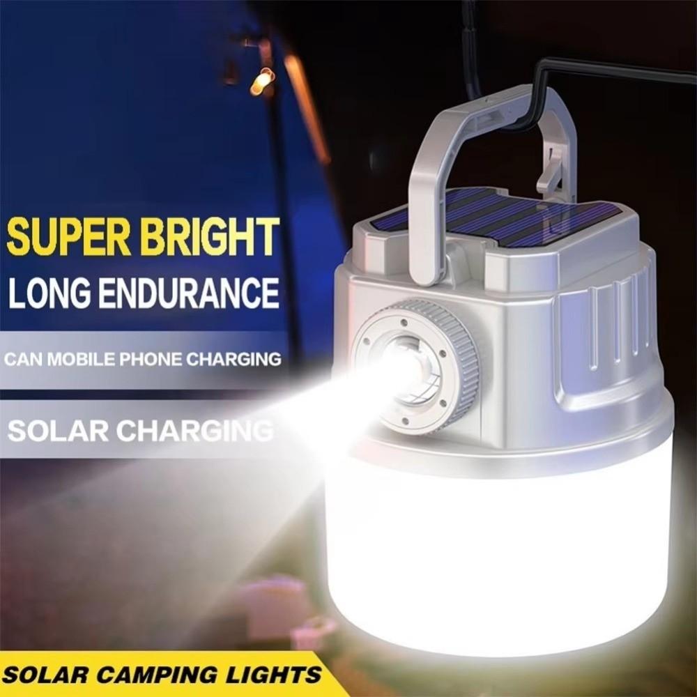 Battery Display Solar Outdoor Lamp Waterproof Tent  Light Outdoor Camping Light  Outdoor Camping