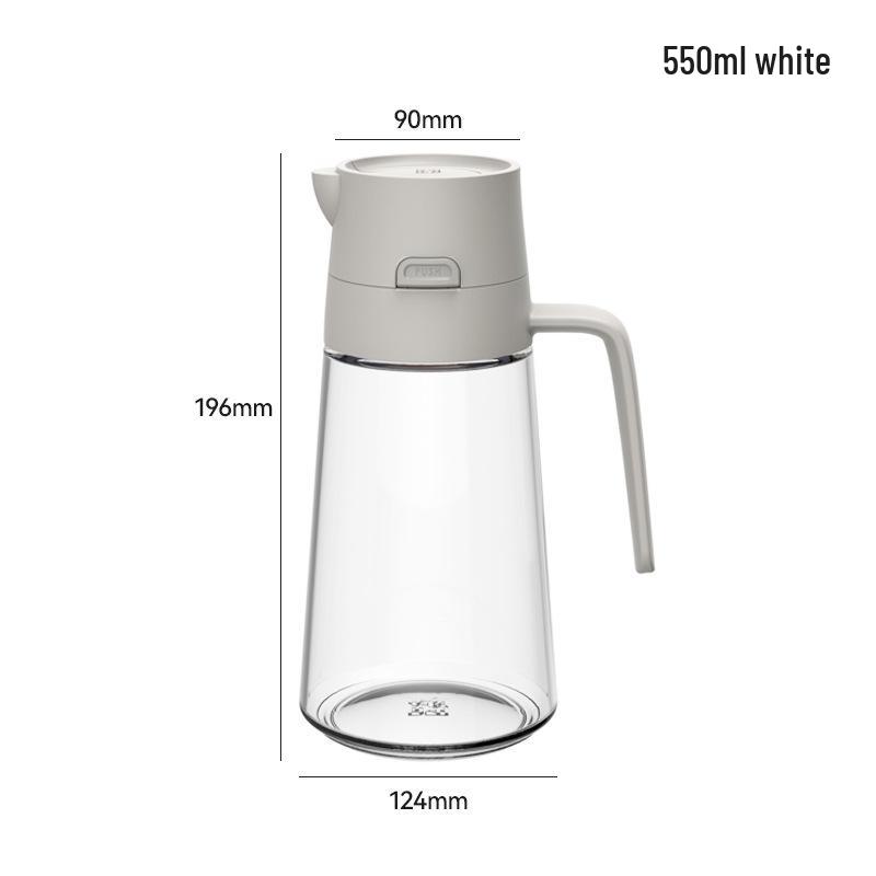 

Автоматический стеклянный дозатор масла: Некапающая бутылка для кухонного масла, соевого соуса и уксуса