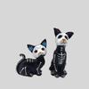 Halloweens Dog and Cats Resin Figurine Sturdy Decoration for Home Office Shelf Display