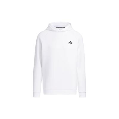 adidas 3D Deboss Spacer Sleeve Hoodie Einfarbiges Logo Golf Sport Hoodie Herren Hoodies Weiß HY0969