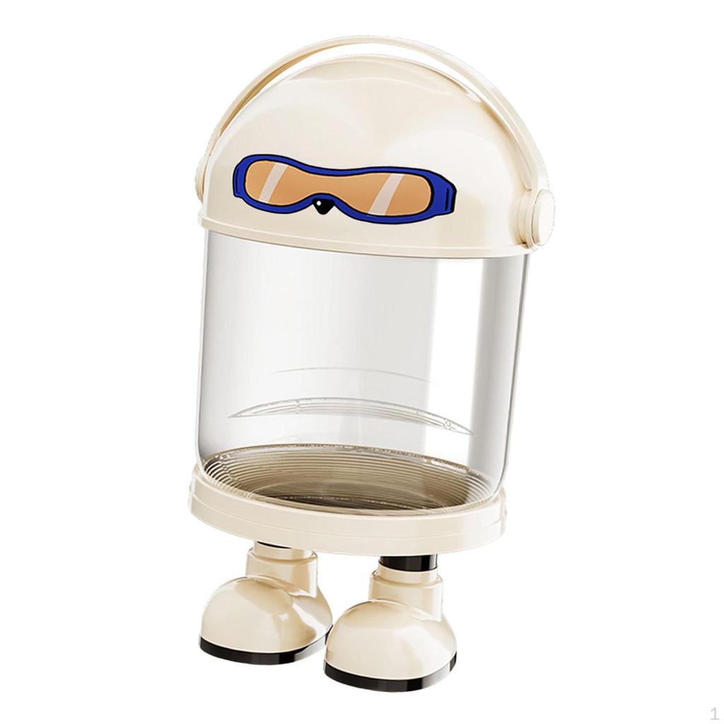 Stuffed Animal Storage Tube Doll Organizer Home Decor Transparent Space Saving Display Bucket for