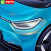 For Volkswagen ID.3 - 2 Pcs Pre Cutting Car Headlight Protective Film Transparent Smoked Black TPU Exterior Sticker