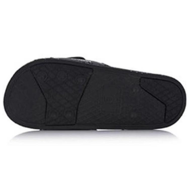 Li Ning Hot Hook and Loop Slide Slippers Women's Black AGAM014-2