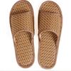 Summer Unisex Bamboo Woven Rattan Grass Woven Sandals and Mopping Stalls Home Indoor and Outdoor Slippers