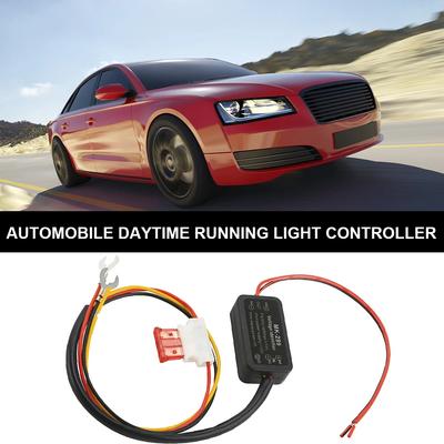 Car LED DRL Controller Auto Daytime Running Light Relay Harness Dimmer On/Off Switch Fog Light Controller Start Power Over 13V
