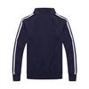 Fleece-Lined Women's Hooded Jacket with Embroidered Uniform Design and Stand-Up Collar