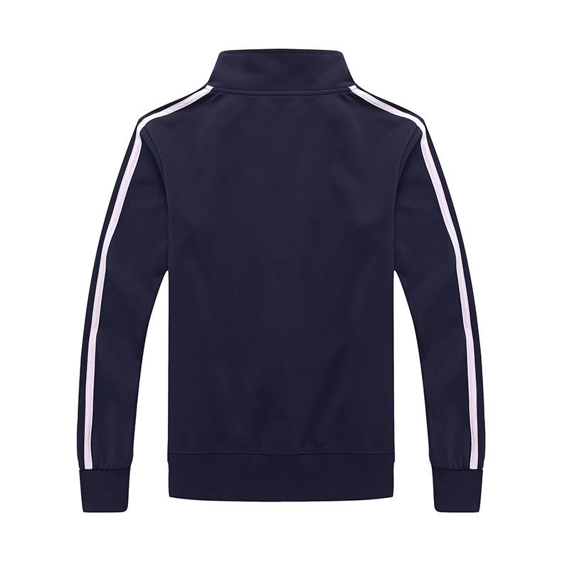 Fleece-Lined Women's Hooded Jacket with Embroidered Uniform Design and Stand-Up Collar