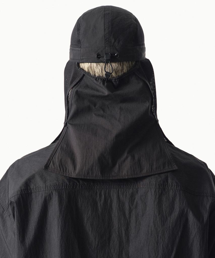 MUSINSA STANDARD [City Leisure] Mesh Long Desert Cap [Black]