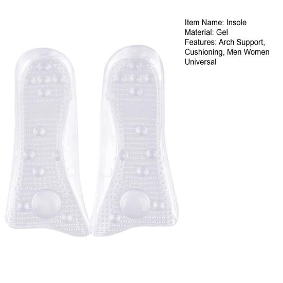 1 Pair Gel Arch Support Insole Men Women Flat Feet