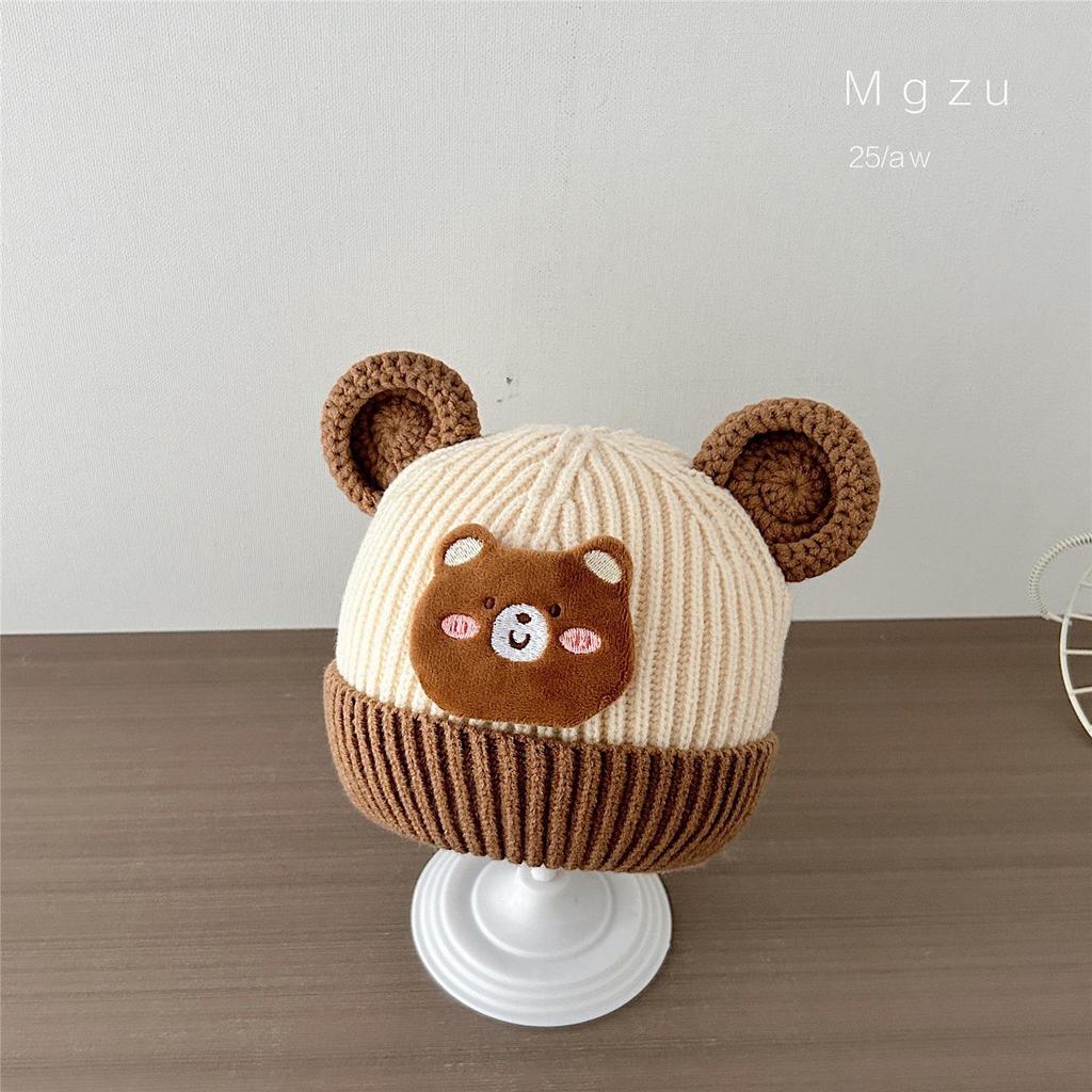 Adorable Knitted Wool Baby Hat - Warm & Thick for Autumn/Winter, Perfect for Infant/Toddler Boys & Girls