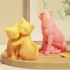 Dog Statue Silicone Candle Molds Food Safe Silicone Temperature Resistant for Resin Casting Candle Soap Home Decoration