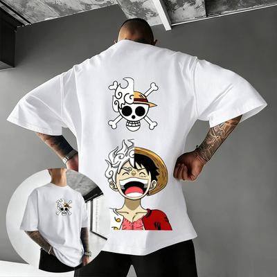 One Piece Luffy Ace Straw Hat Pirates Graphic TShirt Vintage Streetwear Short Sleeve Tee Unisex 2026 Edition