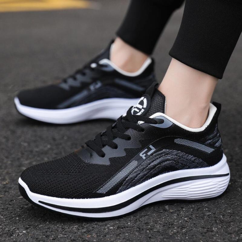 Flying Woven Breathable Mesh Surface Breathable Comfortable Cloth Shoes Casual Men's Fashion All-match Sneakers Men's Shoes