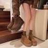 Luxury Classic Thickened Fluff Women's Snow Boots Comfortable Warm Ankle Boots Women 2025 Winter Ladies Shoes Chunky Botas Mujer