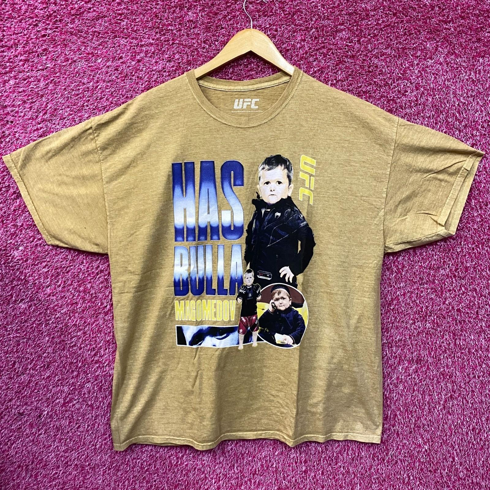 

UFC Has Bulla Magomedov Tan T-Shirt XL L