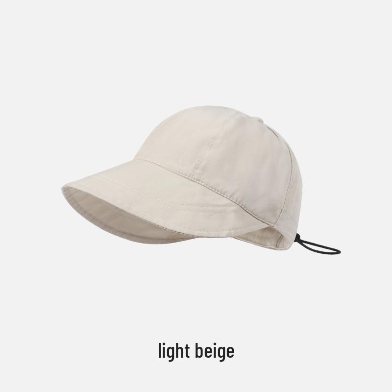 

Женская весенне-летняя однотонная шляпа-панама - Солнцезащитная шляпа в стиле Чжао Лусы