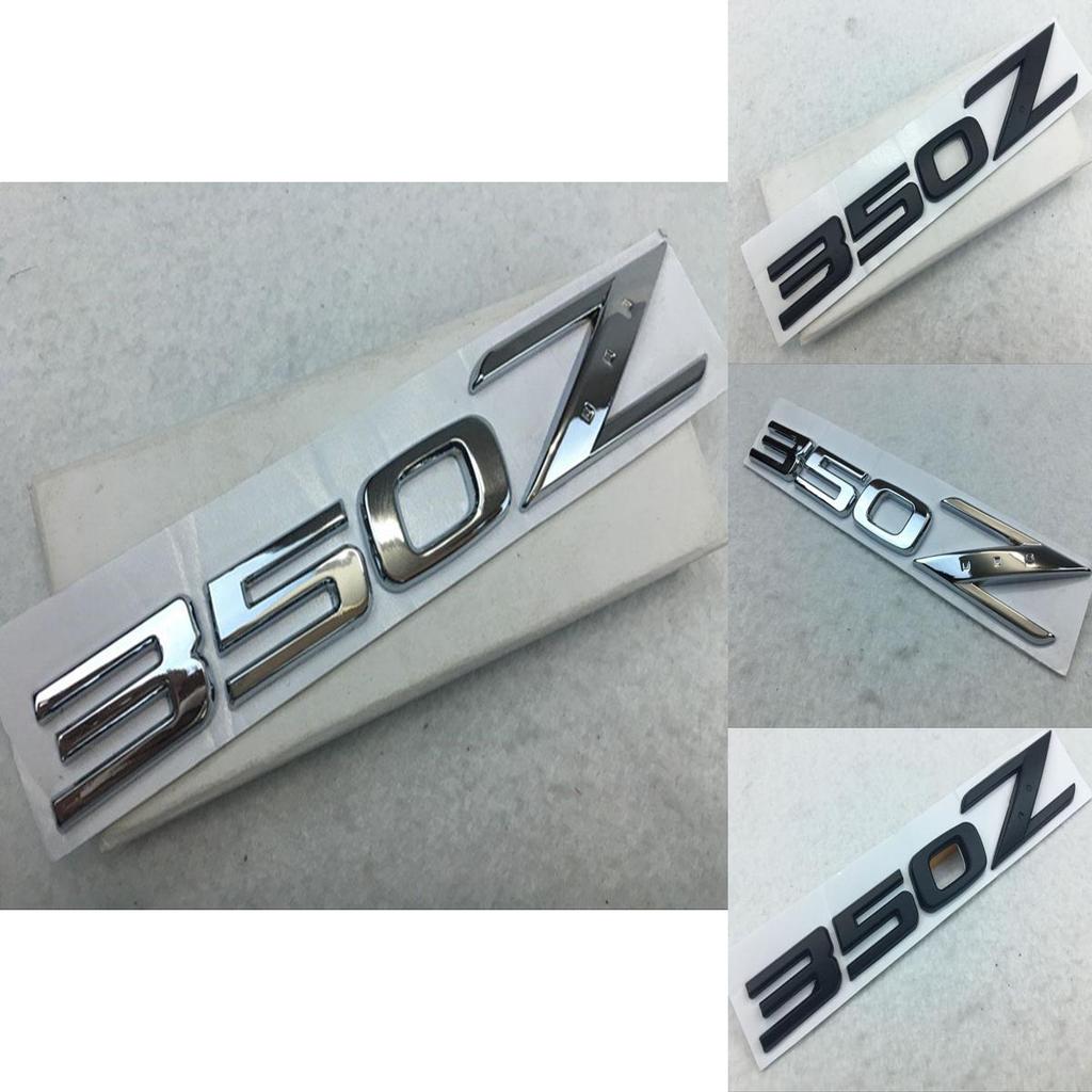 Matte Brand New Black 350z Emblem Replace Oem 350 Z Rear Deck Hatch Badge Trunk
