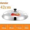 Stainless Steel Wok with High Lid & Free Shipping – Old-fashioned Stir-fry Pot, Heightened and Thickened Lid, Iron Body
