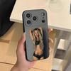 Singer T-TINI M-Martina Phone Case For IPhone 17 Air 16 E Pro Max 15 14 13 Mini 12 Pro 11 Max Plus Black Soft Shell