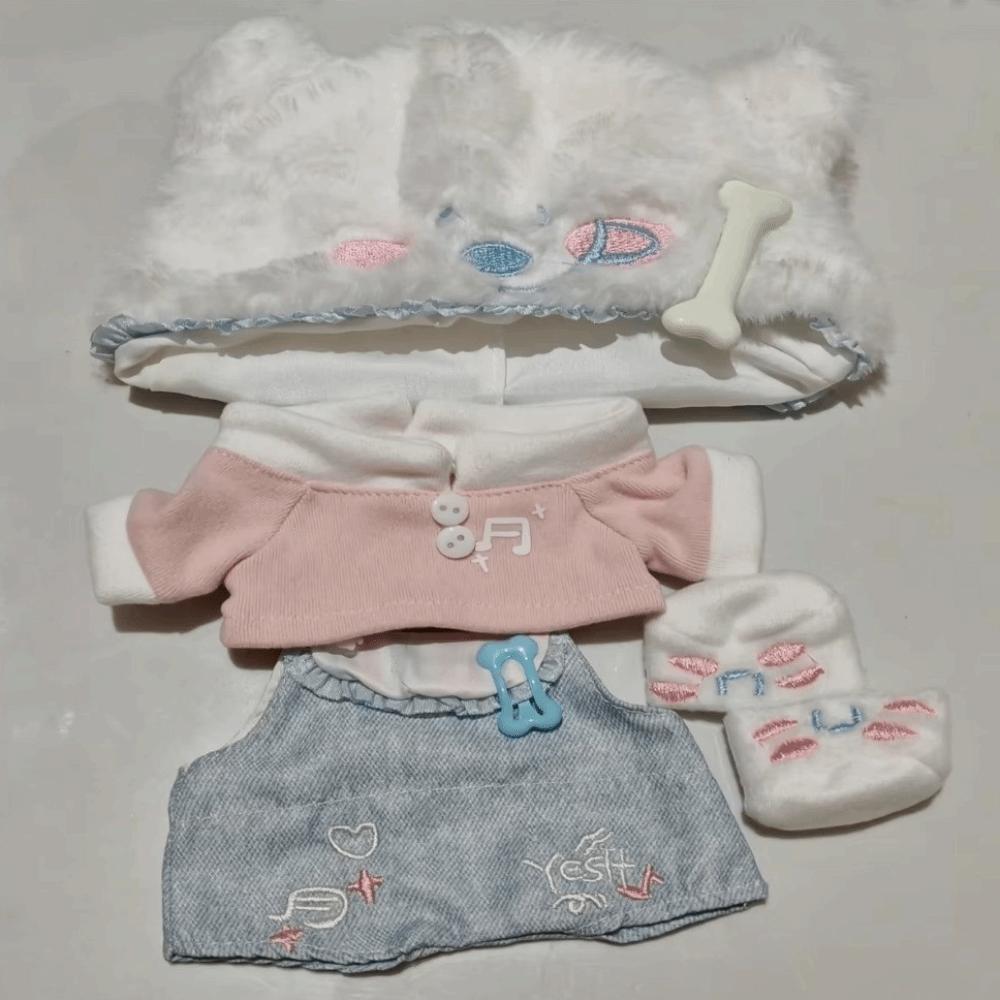 Soft Fabric Cotton Doll Dress Cute Stuffed Toys Clothes Plush Doll Clothes for Player Collection