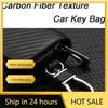 2025 Custodia Protettiva Guscio Copri Chiave Auto Caldo Per Mercedes Benz Classe C180 C200 C260 C300 A B C E GLA CLA Fibra di Carbonio Logo Auto Ac
