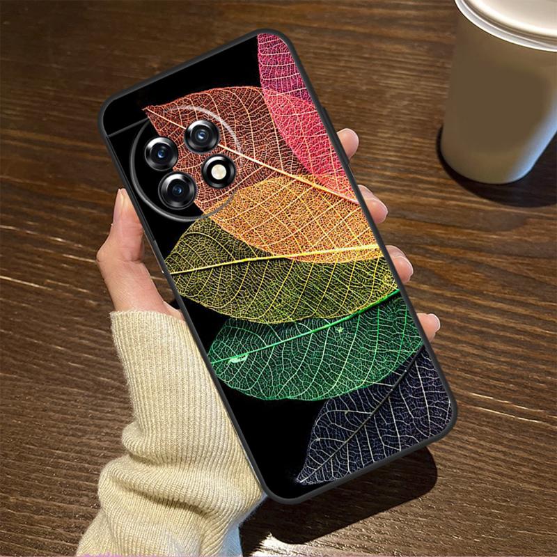 Colorful Leaves For OnePlus 15 13 12 11 15R 13R 12R 8T 10T 13T Case For OnePlus Nord 5 CE 2 3 4 Lite N20 N30