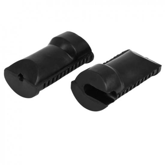 TWO Motorcycle Foot Pegs Foot Pedal Cover Footrest Pad  for Suzuki GS 125
