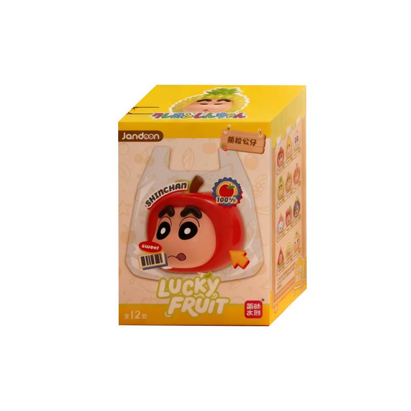 Cartoon Anime Crayon Shin Chan Lucky Fruit Series Mini Figure Blind Box Cute Fruit Shin Chan Doll Office Desktop Cute Ornament (As shown-13368)-